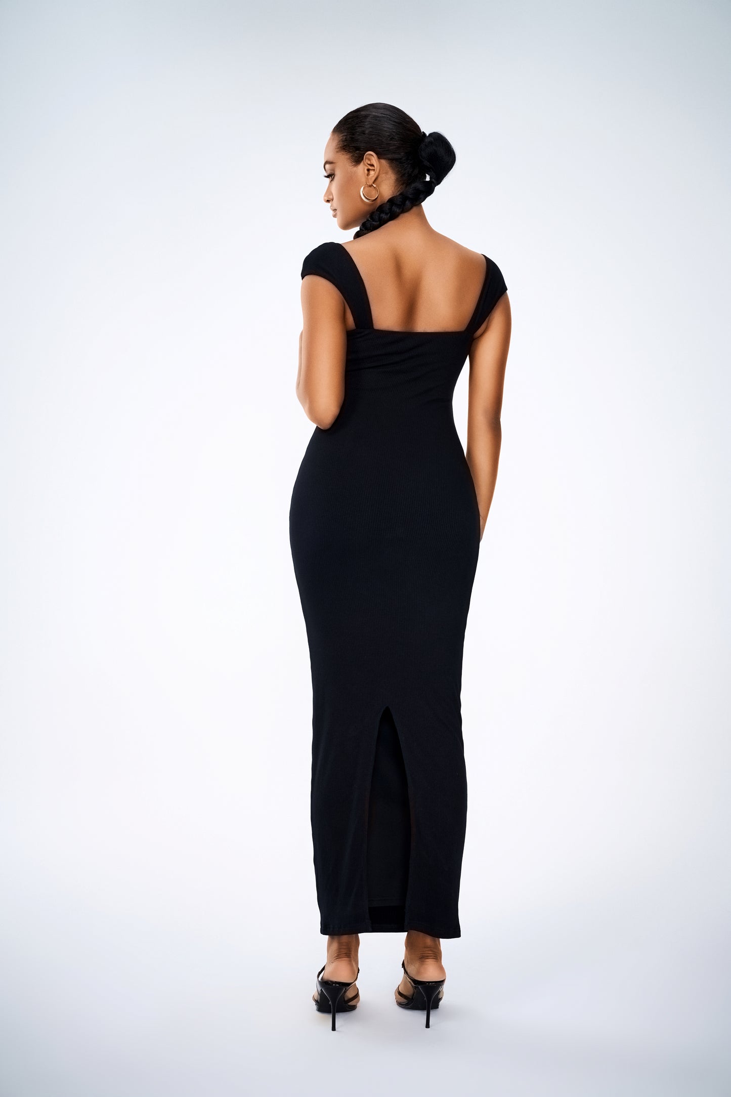 Off-Shoulder Formal Maxi Dress – Elegant Evening & Party Gown