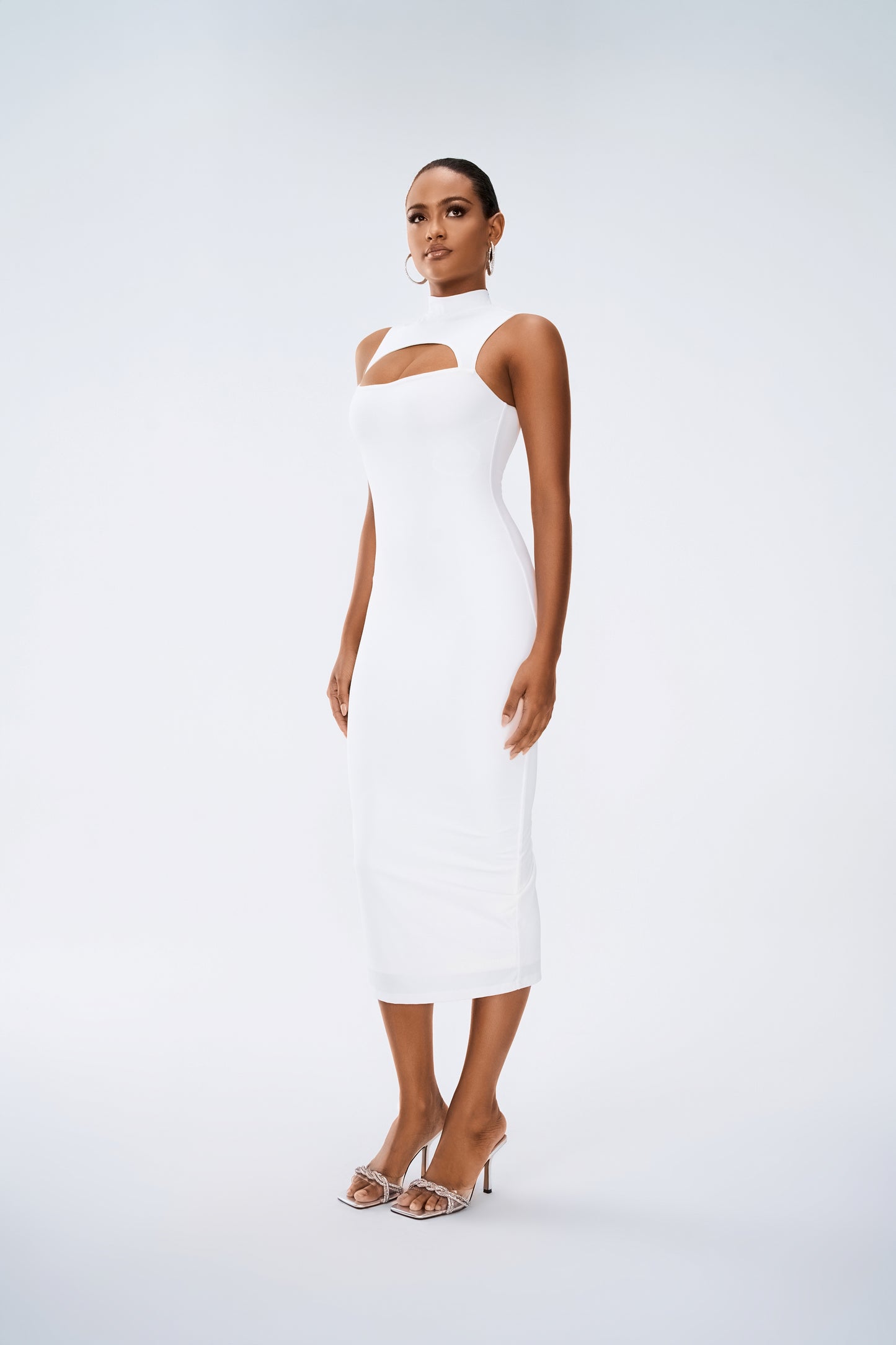 MARCOU MAXI DRESS WHITE