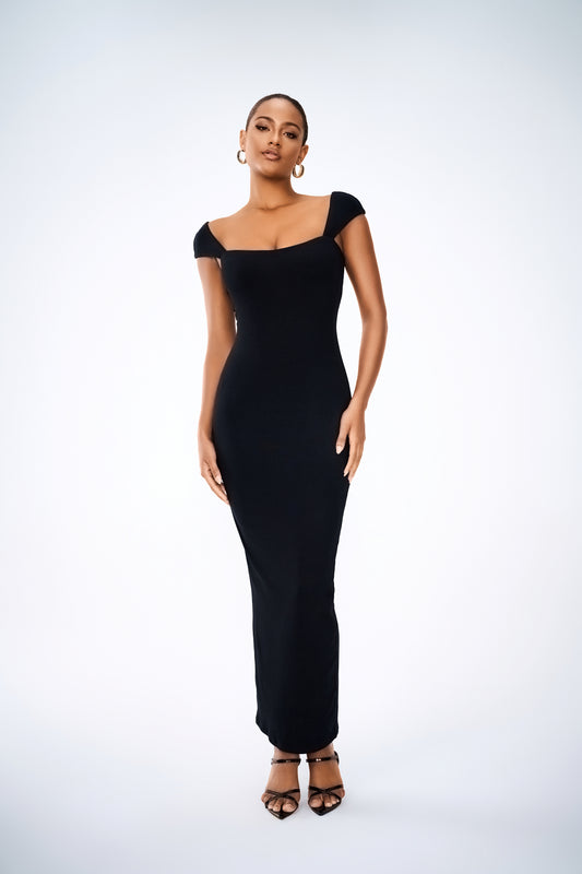 Off-Shoulder Formal Maxi Dress – Elegant Evening & Party Gown