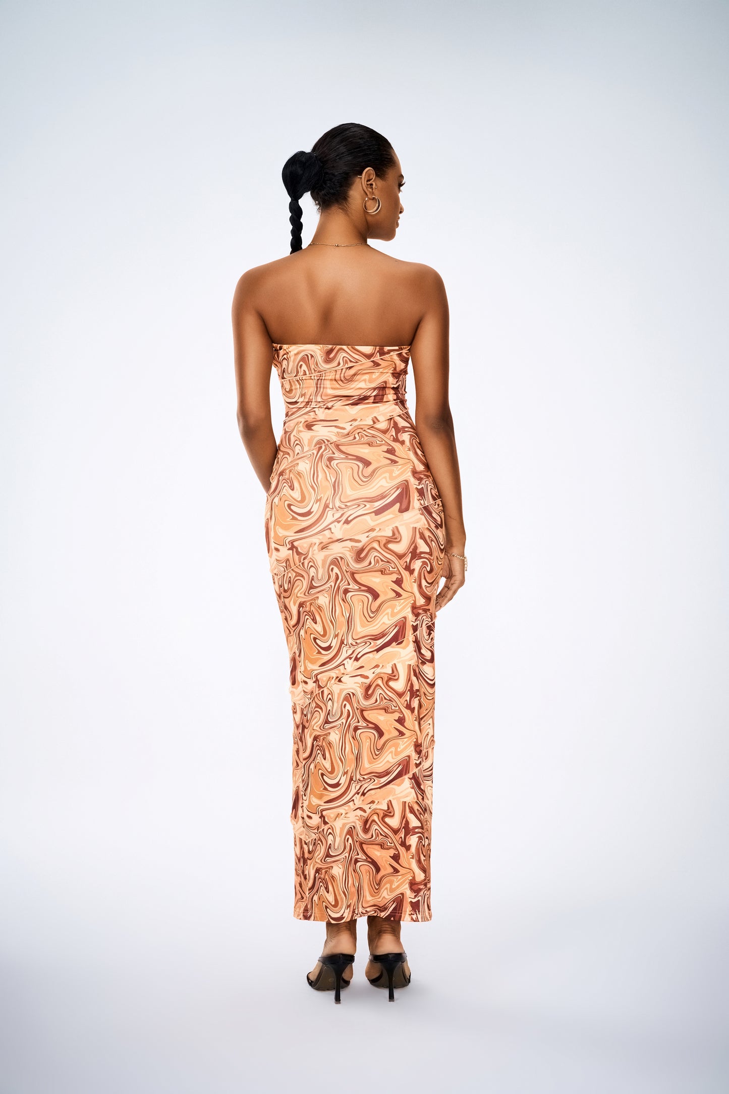Tie-Dye Tube Maxi Dress – Strapless Summer Vacation Outfit