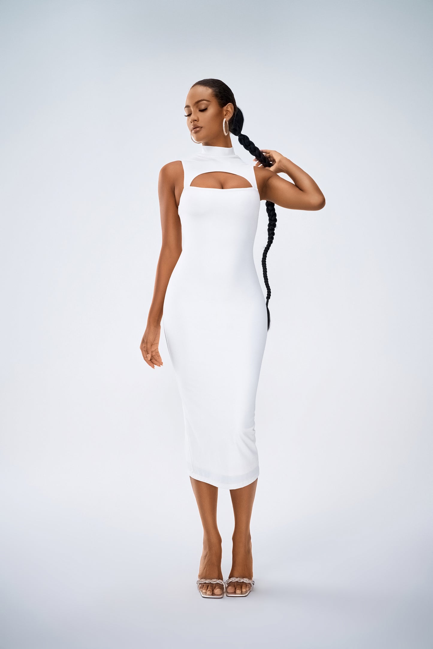 MARCOU MAXI DRESS WHITE