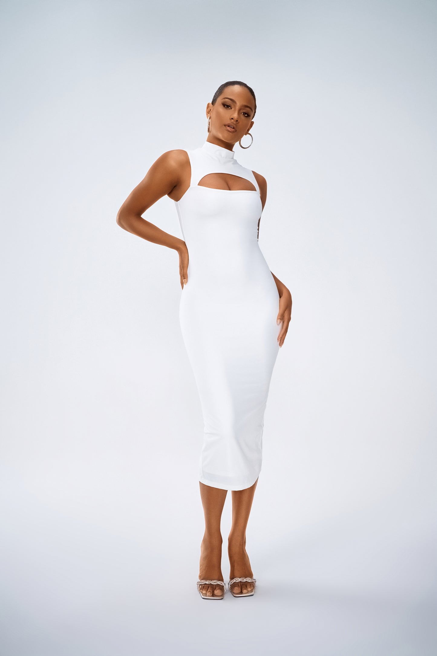 MARCOU MAXI DRESS WHITE