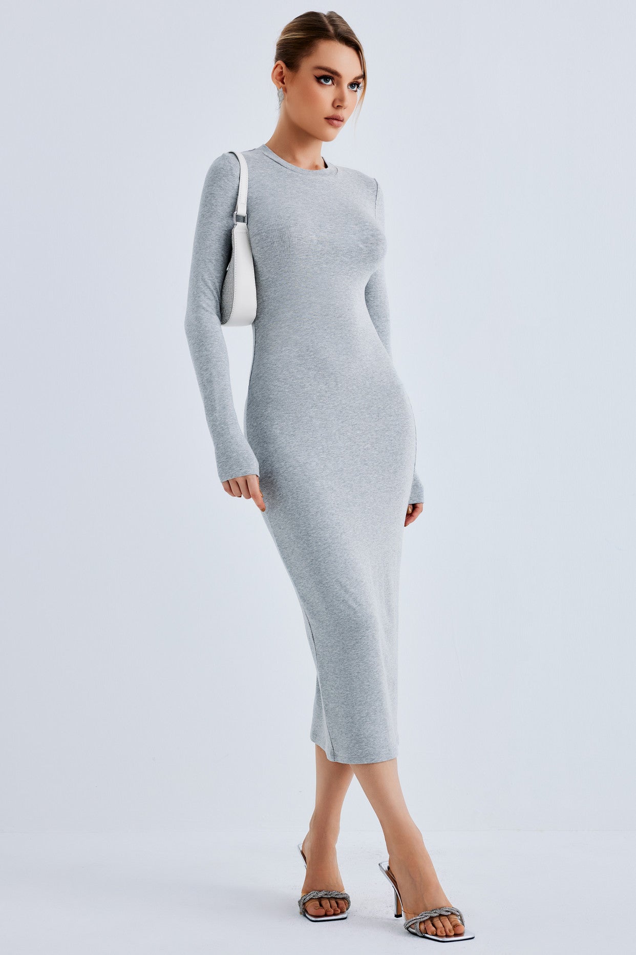 Women Long Sleeve Soft Bodycon Dress