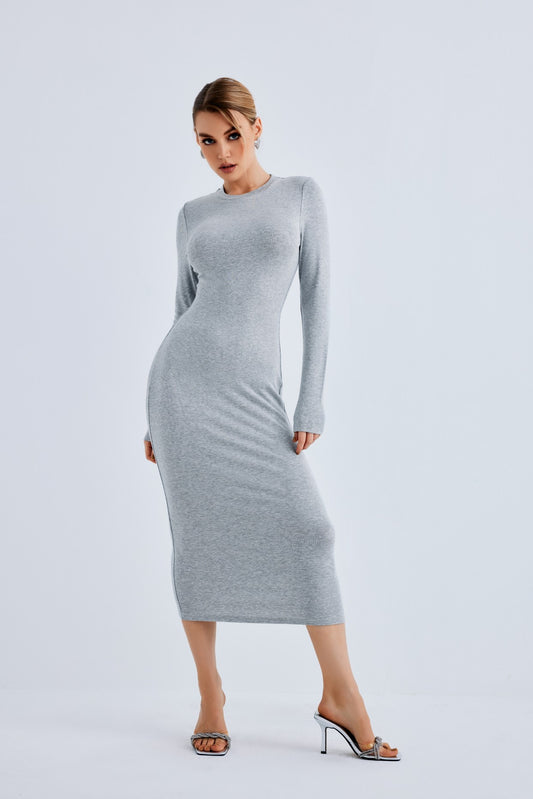 Women Long Sleeve Soft Bodycon Dress