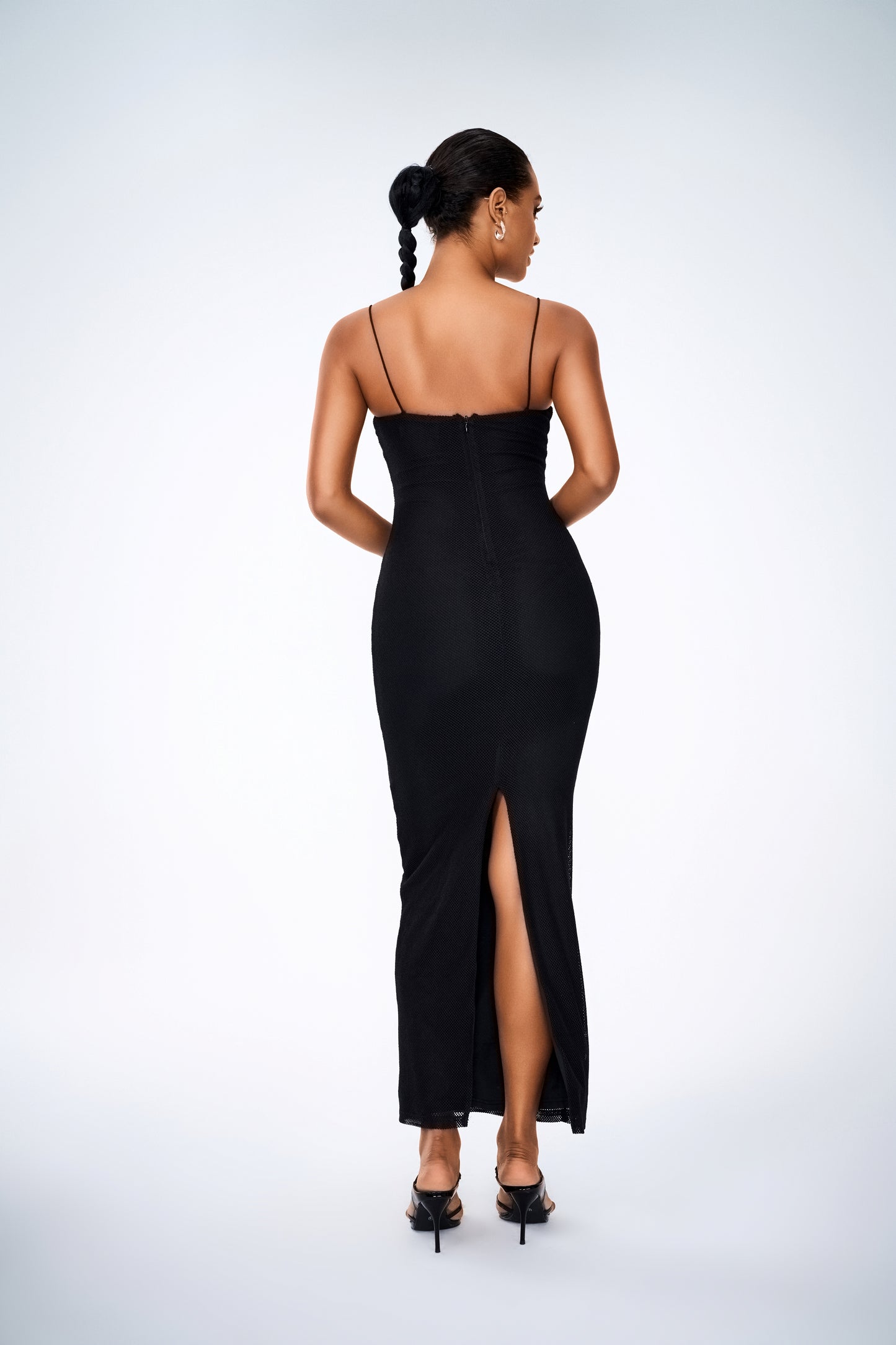 Women Bodycon Ribbed Maxi Dress