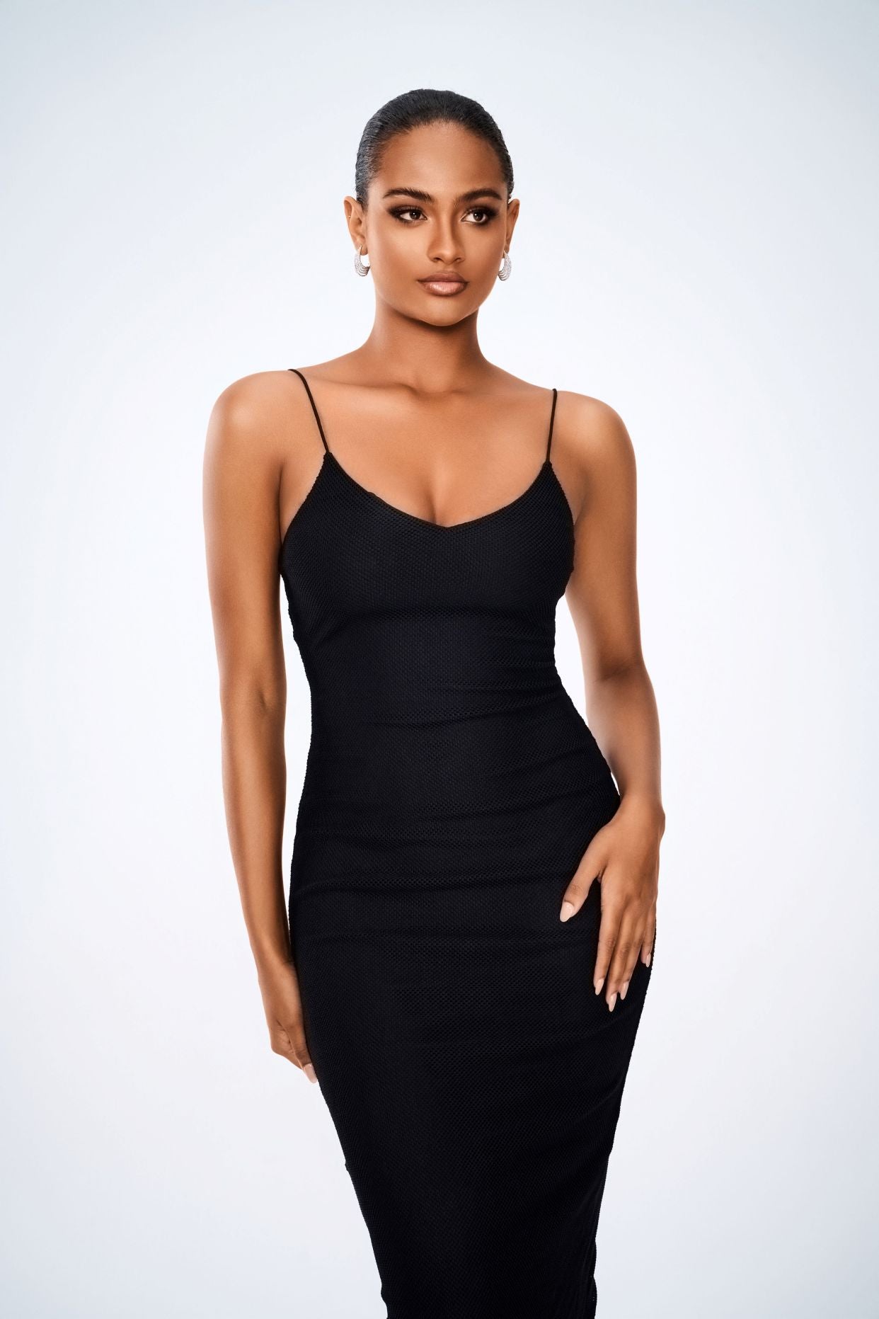 Women Bodycon Ribbed Maxi Dress