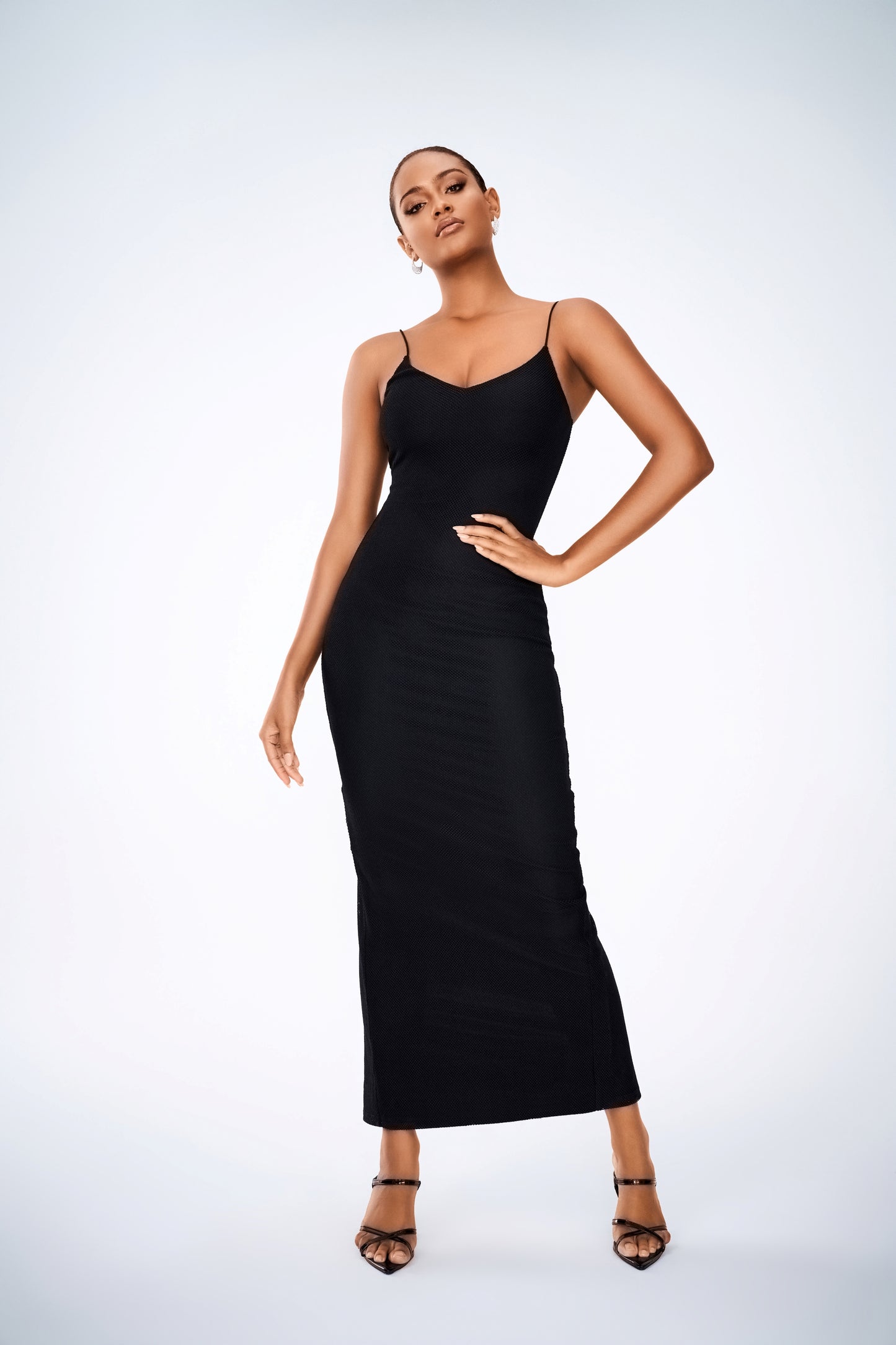 Women Bodycon Ribbed Maxi Dress